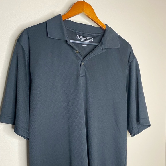 Pebble Beach Men’s Performance Golf Polo Shirt - Picture 3 of 4